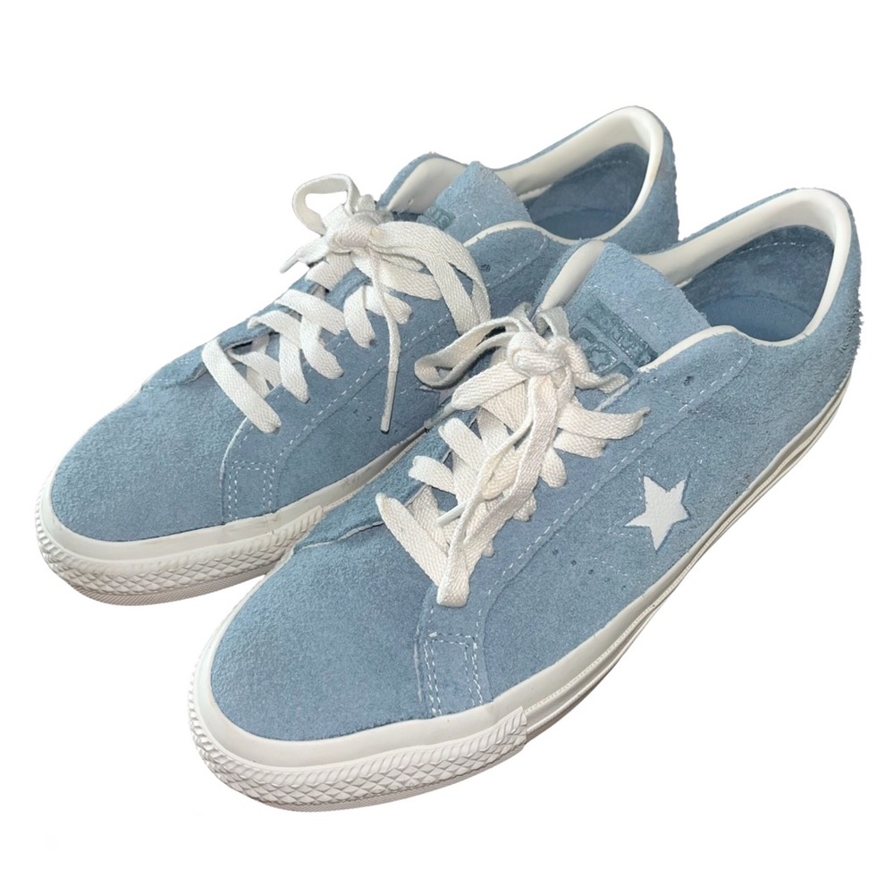 Converse Cons One Star Blue “Suede” Sneakers